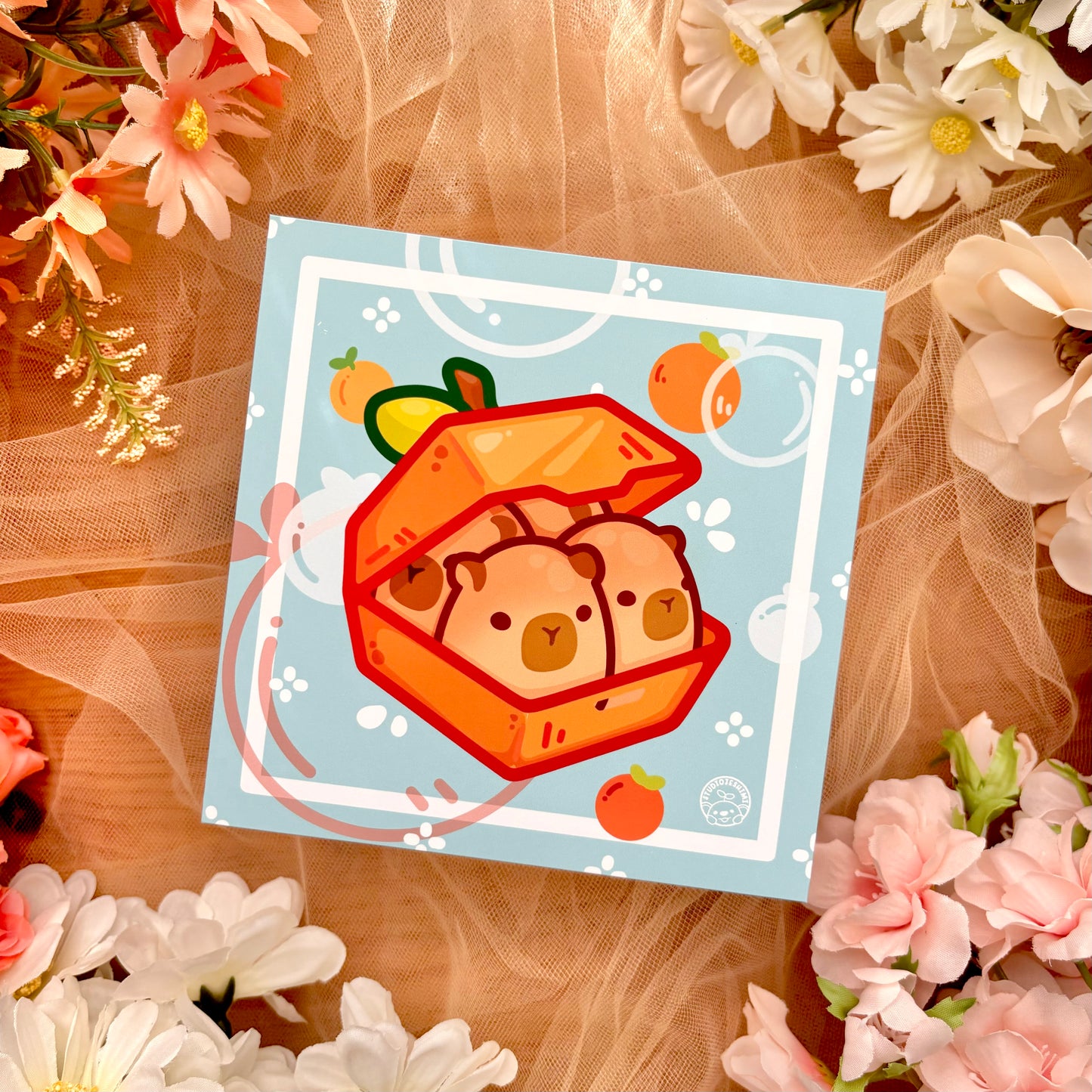 5" Capybara Art Print