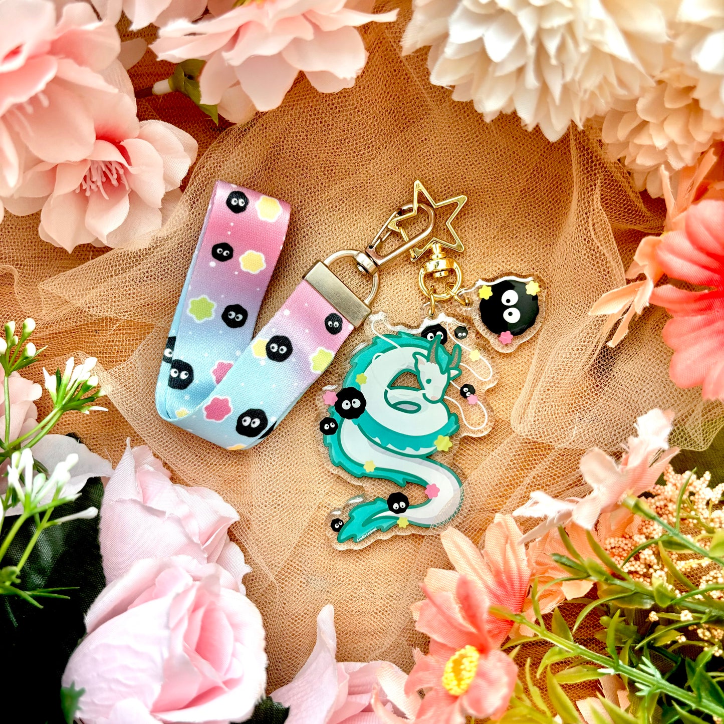 Haku Lanyard Keychain