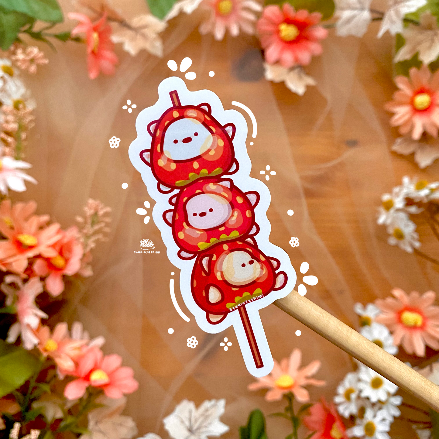 Strawberry Tanghulu Sticker