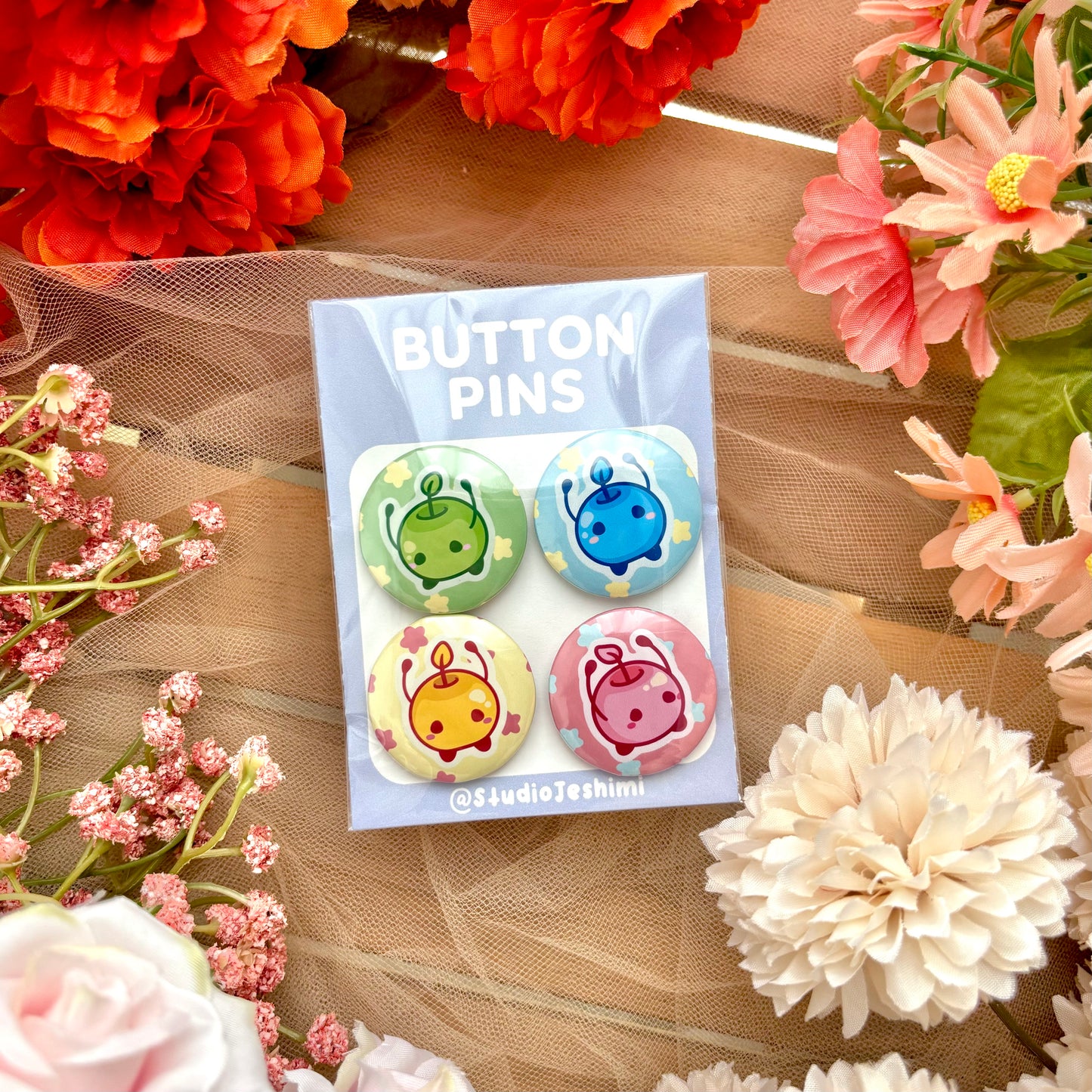 Button Pin Set 5