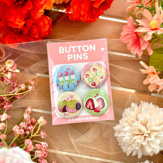 Button Pin Set 6