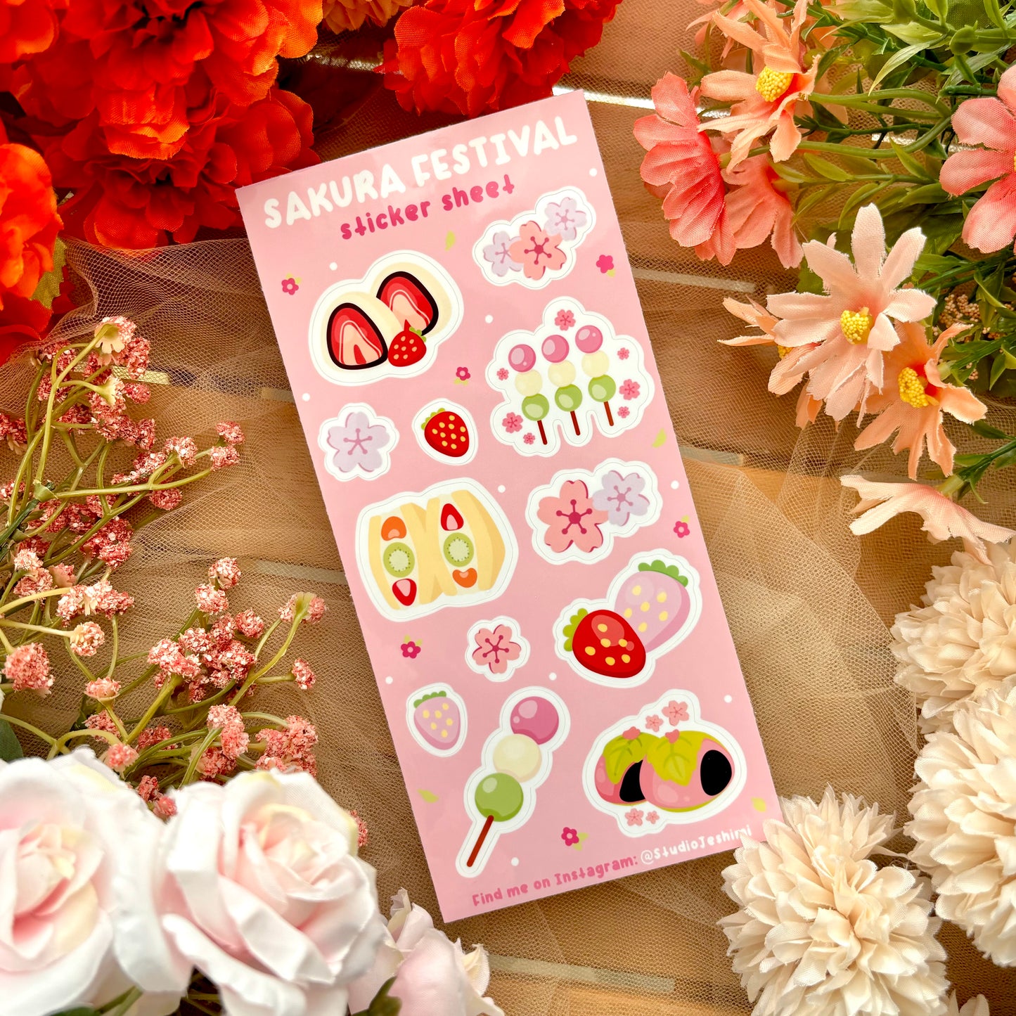 Sakura Festival Sticker Sheet