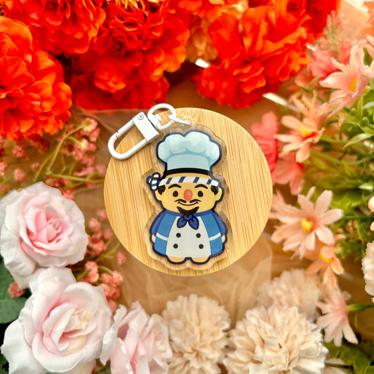 Chef 5 Acrylic Keychain
