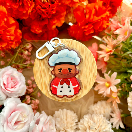 Chef 6 Acrylic Keychain