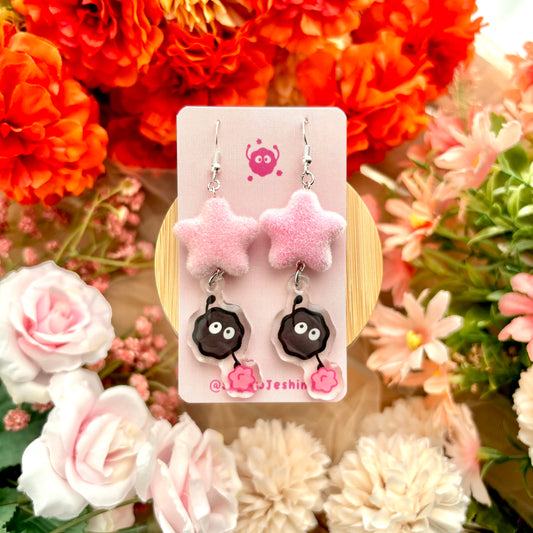 Pink Sprite Earrings