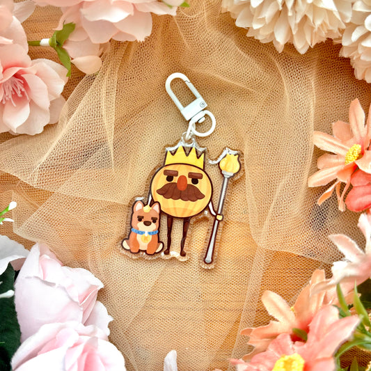 Onion King Acrylic Keychain