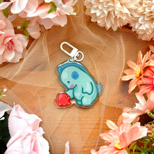 Blue Fish Acrylic Keychain