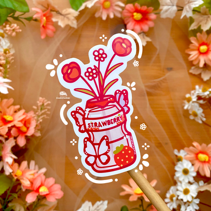 Yakult Flower Sticker