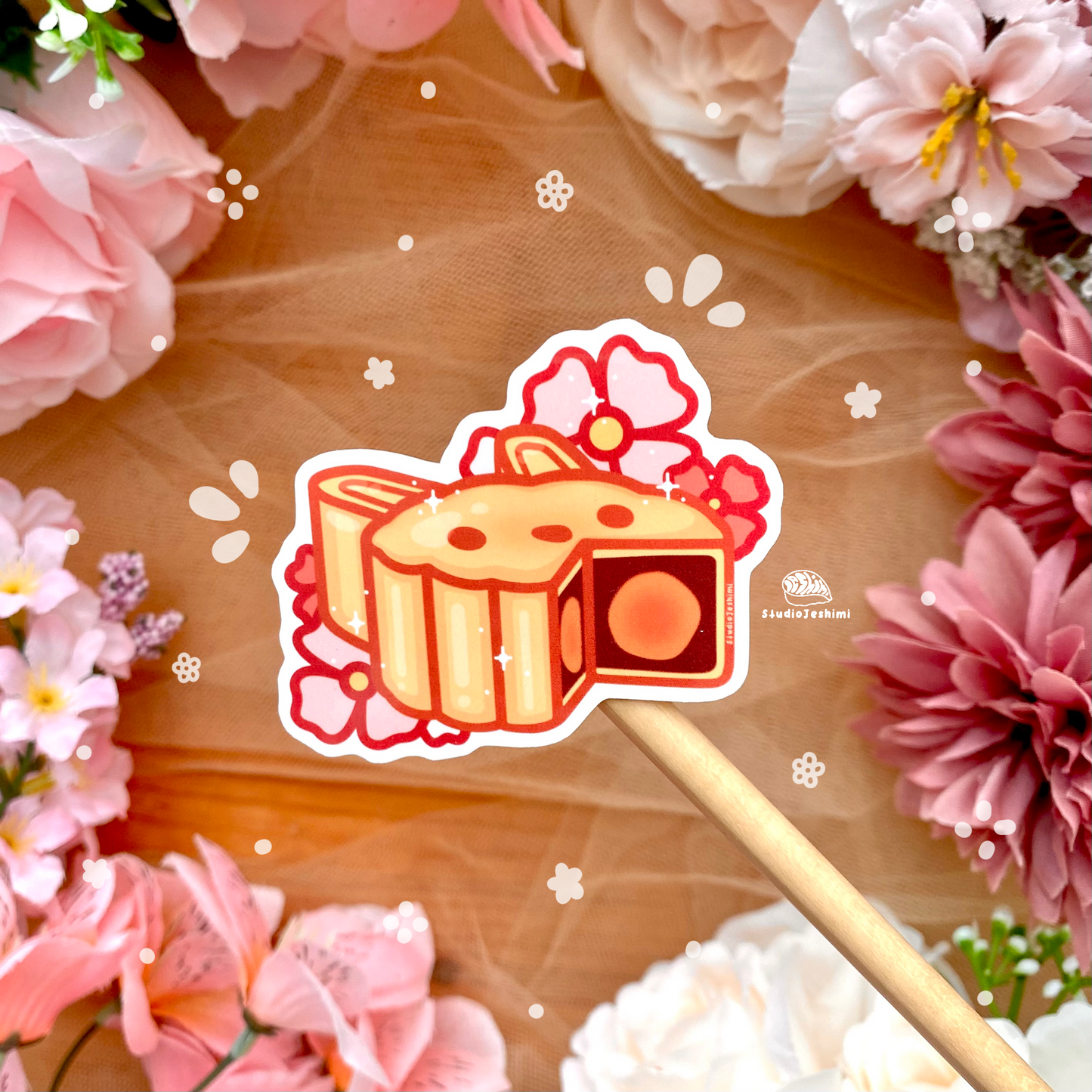 Bunny Mooncake Sticker