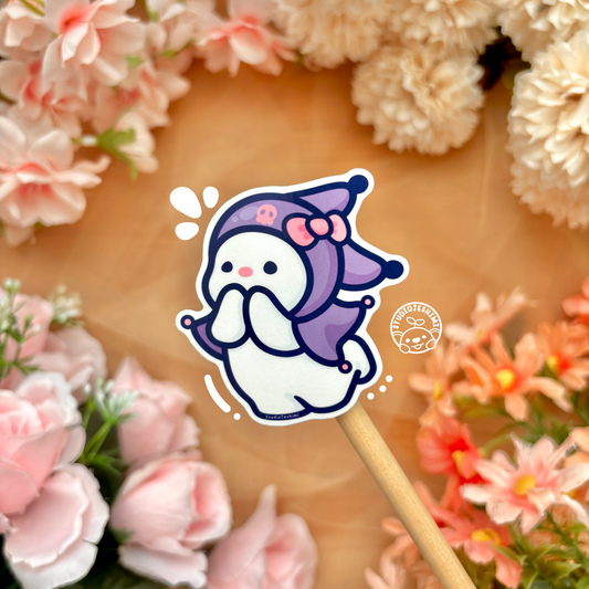 Purple Bunny Sticker