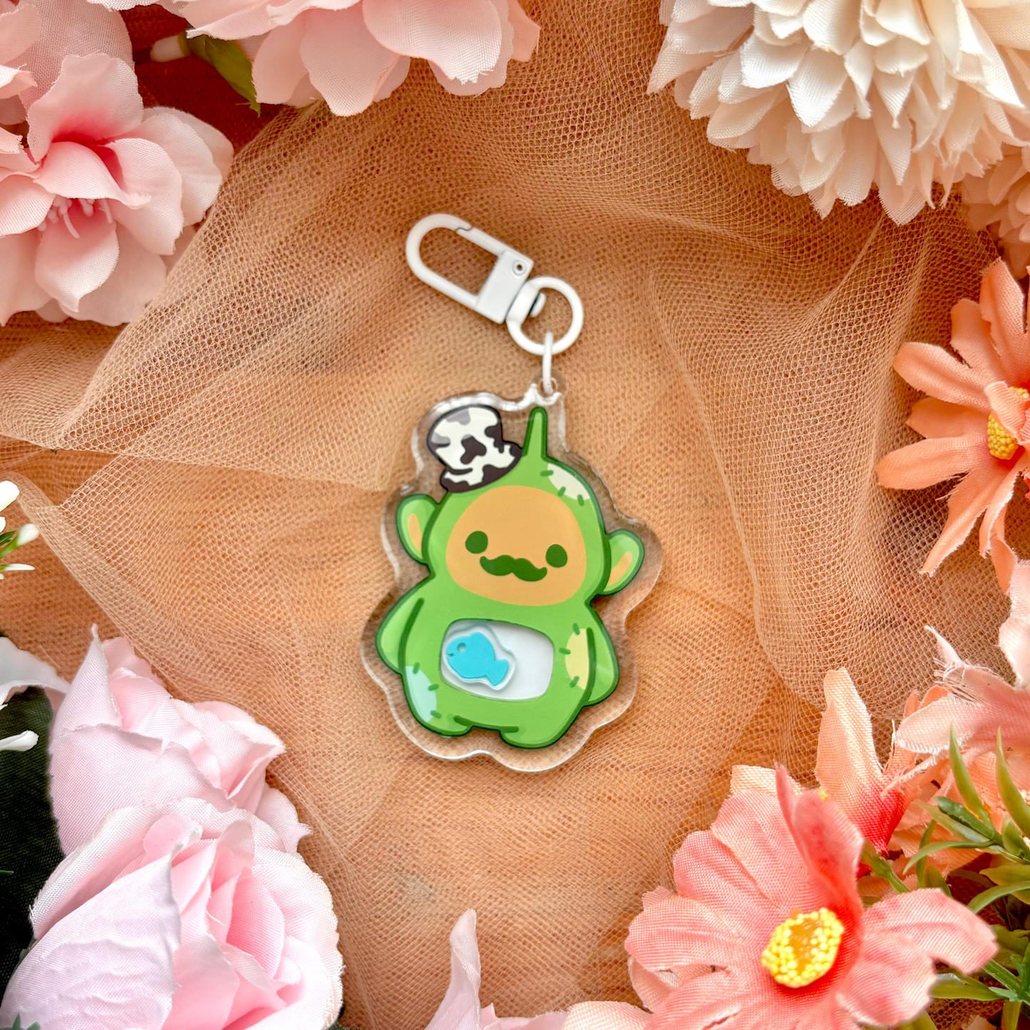 Dipsy Telebaby Shaker Keychain