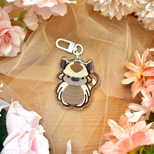 Bison Acrylic Keychain